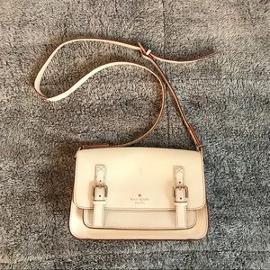 Kate Spade Leather Essex Scout Cross Body White